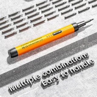 ชุดไขควงไฟฟ้า 46 in 1 พร้อม Bits แม่เหล็ก, USB ชาร์จ Precision Screwdriver ไร้สาย เครื่องมือช่าง