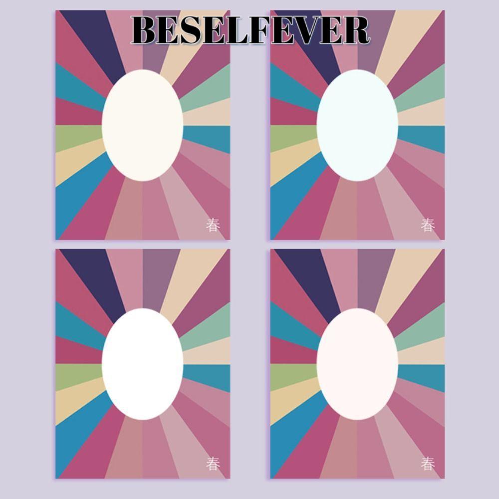 BESELFEVER สีผิว Self Test Cards, ตัวอย่าง Designer Paint Four Seasons Color Cards, Creative Spring 