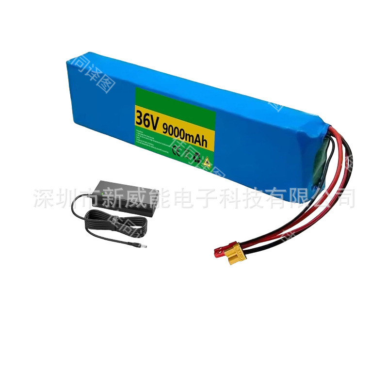 10S3P 36V9000ah แบตเตอรี่ Pack 18650 แบตเตอรี่ลิเธียมไอออน 500W สําหรับคันเหยียบรถจักรยานยนต์กําลังส