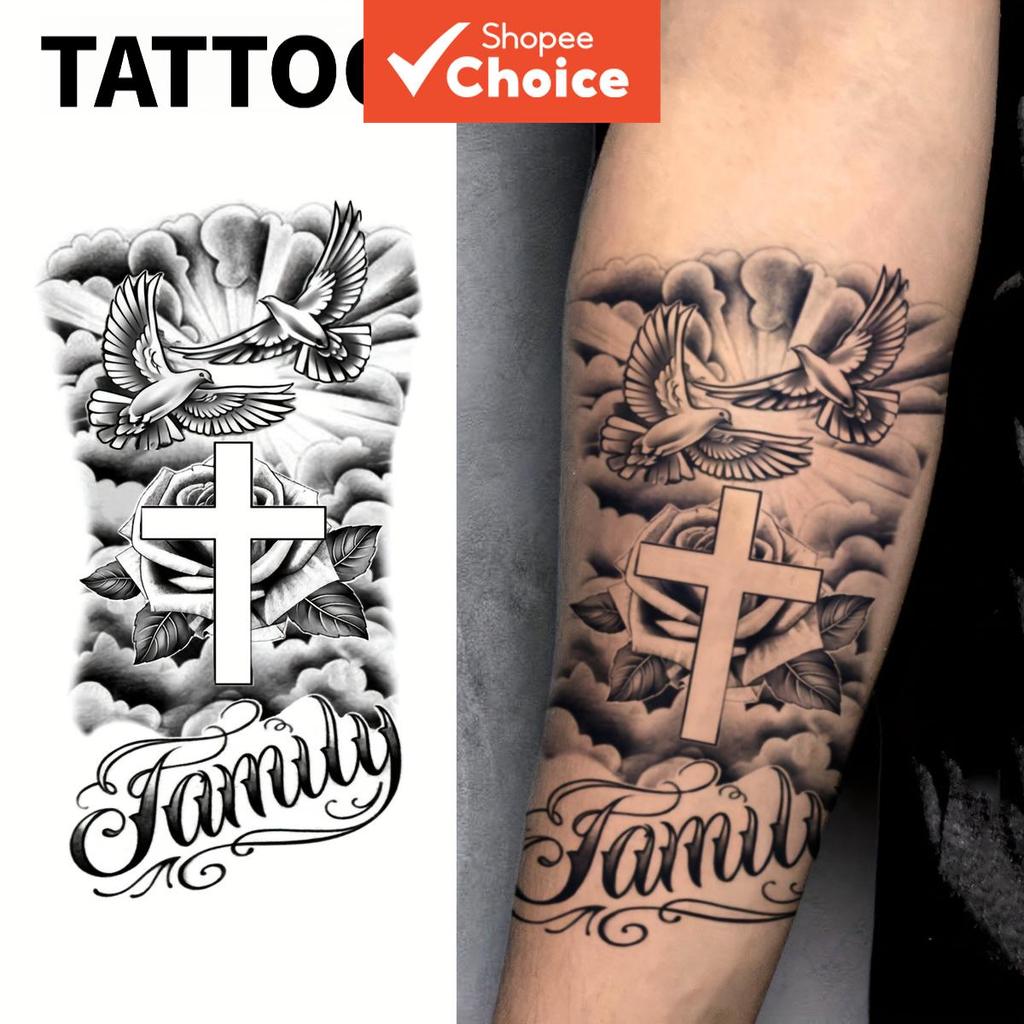 Cool White Dove Herbal Juice Tattoo Patch 10-15 วัน ติดทนนาน กันน้ํา กันเหงื่อ กึ่งถาวรสําหรับ Back