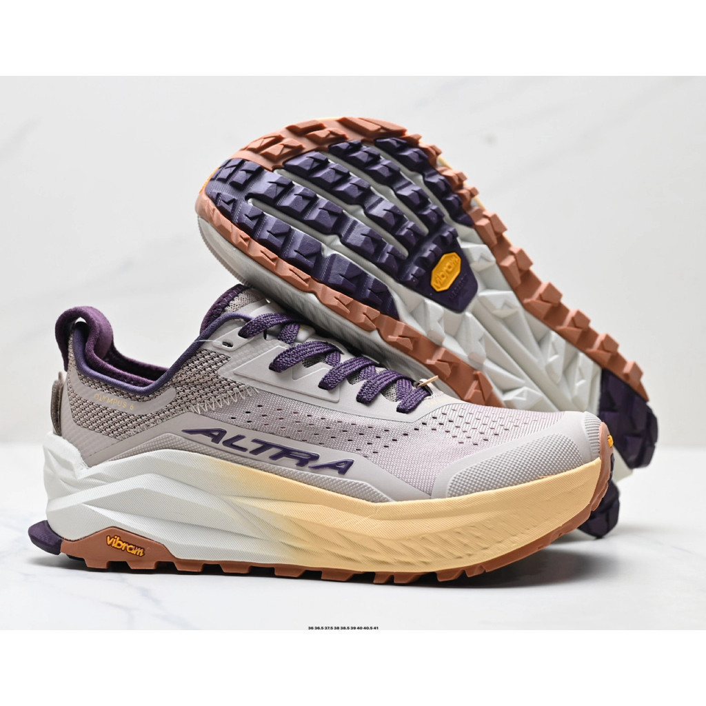 Altra Altra M OLYMPUS 6 รองเท้าวิ่งกลางแจ้งสําหรับผู้หญิงออกแบบเป็นพิเศษด้วยประสิทธิภาพการดูดซับแรงก