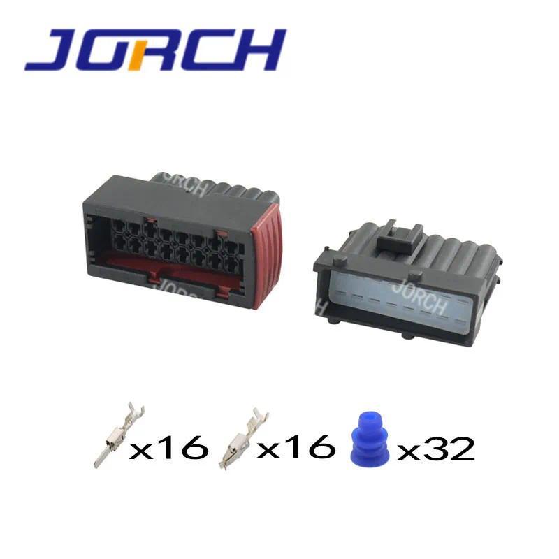 J ขั้วต่อ ECU อัตโนมัติ 16P 2.8 มม. 1- 964449 -1 1- 965427 -1 รถยนต์ ขั้วต่อไฟฟ้า ปลั๊กสายไฟ