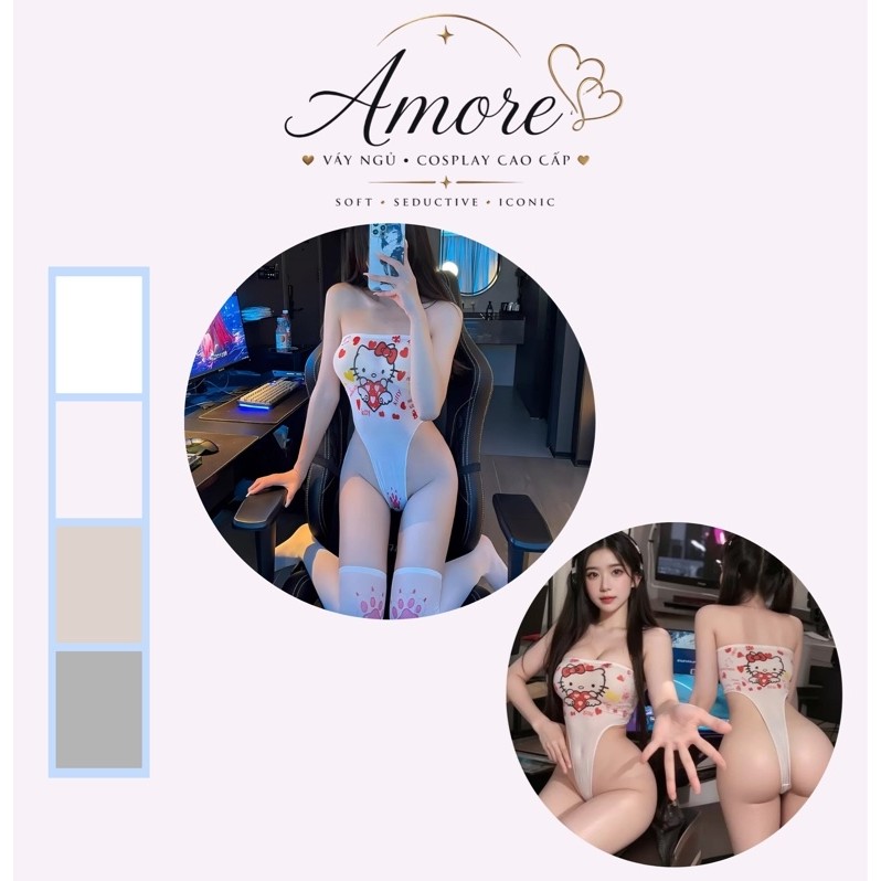 V385 SET BODY SUITE HELLO KITY น่ารัก