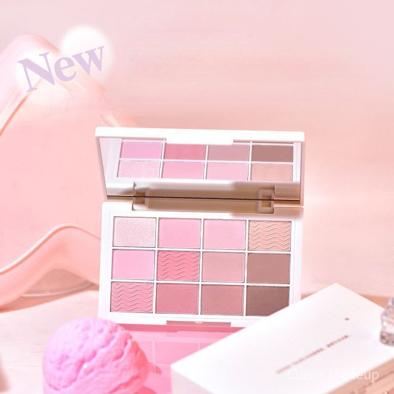 อายแชโดว์ 12 สี หลากสี แมท กระพริบ เดลี่ ไม่ใช่-บิน ผง