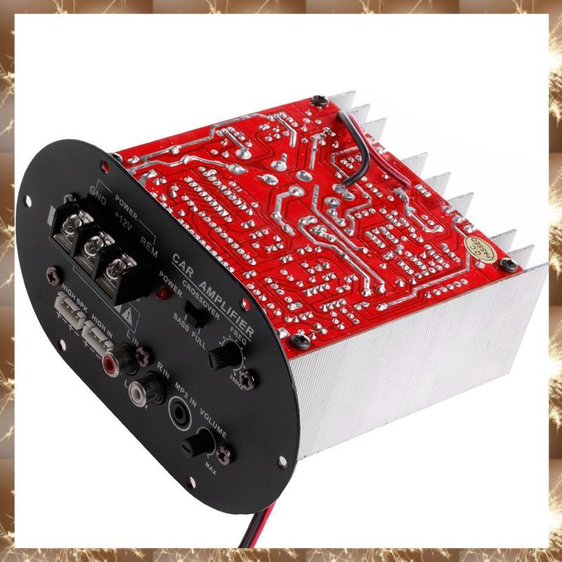 (O I Q B) บอร์ดขยายเสียงรถยนต์ 12V เครื่องขยายเสียงซับวูฟเฟอร์กําลังสูง 120W Full Tone Pure Car Subw