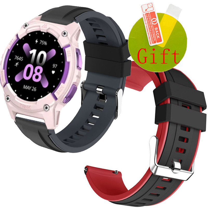 KOSPET TANK S2 สายซิลิโคนสําหรับ KOSPET TANK S2 สมาร์ทนาฬิกาสายรัดข้อมือนุ่ม Quick Release อุปกรณ์เส