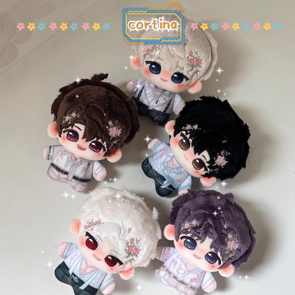 CORTINA Love และ Deepspace ตุ๊กตา, ดอกไม้ 10 ซม. Caleb Sylus ตุ๊กตา, Kawaii รูปการ์ตูน Xavier Zayne 