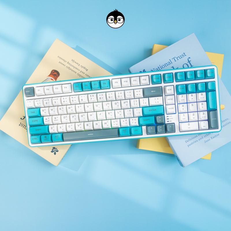 DEKAY R98 Wireless Tri-Mode Rubber Dome keyboard Bluetooth wireless DKR98 DK R98Wireless