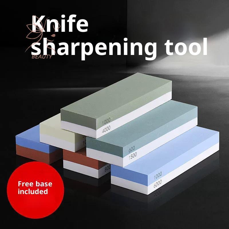 [maybeauty] 400/1000/3000/4000/8000 Grit Whetstone Sharpening 2 Side Carbon Steel Sharpener Chisel H