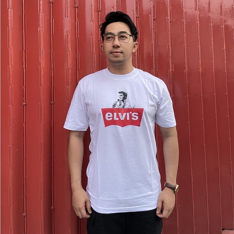 เสื้อยืด Ossu Kings Of Rock and Roll Icon Elvis Presley White