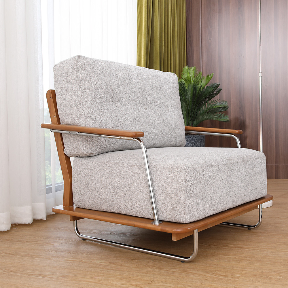 INDEX LIVING MALL โซฟาผ้า 1 ที่นั่ง รุ่นอาซาฮิกาวะ - สีเบจ - รูปที่ 6