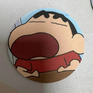 2pcs Crayon Shin Chan Coaster การ์ตูน Anti-Slip ถ้วยผู้ถือ Mat อุปกรณ์ตกแต่งรถยนต์ Auto เครื่องดื่มขวดใส่สําหรับซีดาน SUV Universal