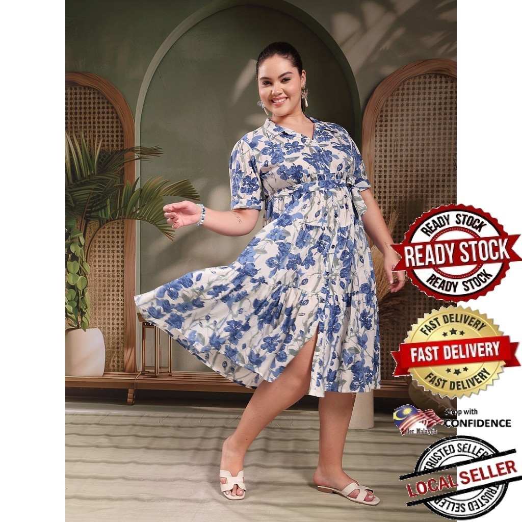 3XL - 6XL Indian Kurti พร้อมกางเกงและ duptta Long Short Women Kurtis Kurta Tunic Top Blouse Plus Set