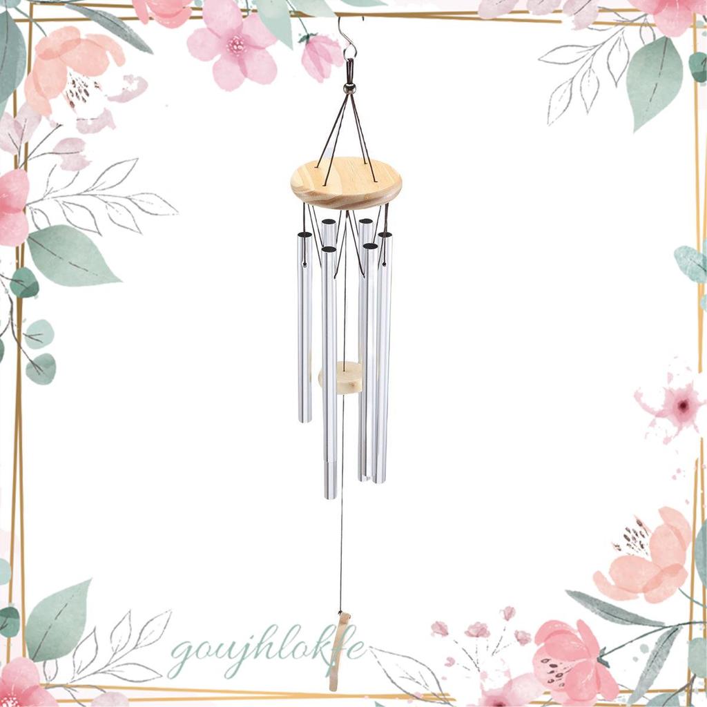 Wind Chimes สําหรับด้านนอก, Chimes กับ S Hook DIY ไม้จี้สวน Wind Chime ตกแต่งบ้าน Wind Chimes goujhl