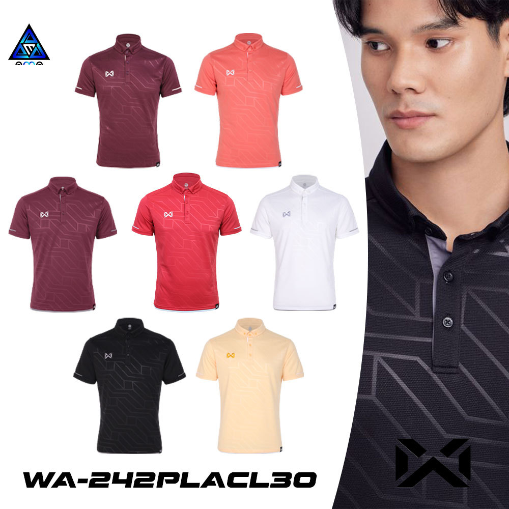 เสื้อ WARRIX รุ่น VIVIDUS รหัส WA-242PLACL30 วาริกซ์ เสื้อโปโล WARRIX ชายและหญิง ของแท้100%