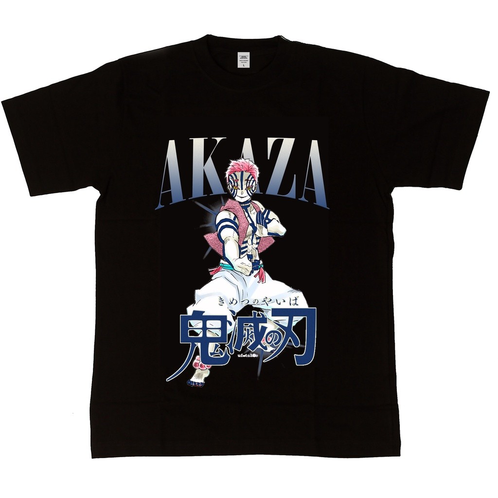 Animood เสื้อยืด Unisex - เสื้อยืดซีรีส์ Akaza Demon Slayer Homage