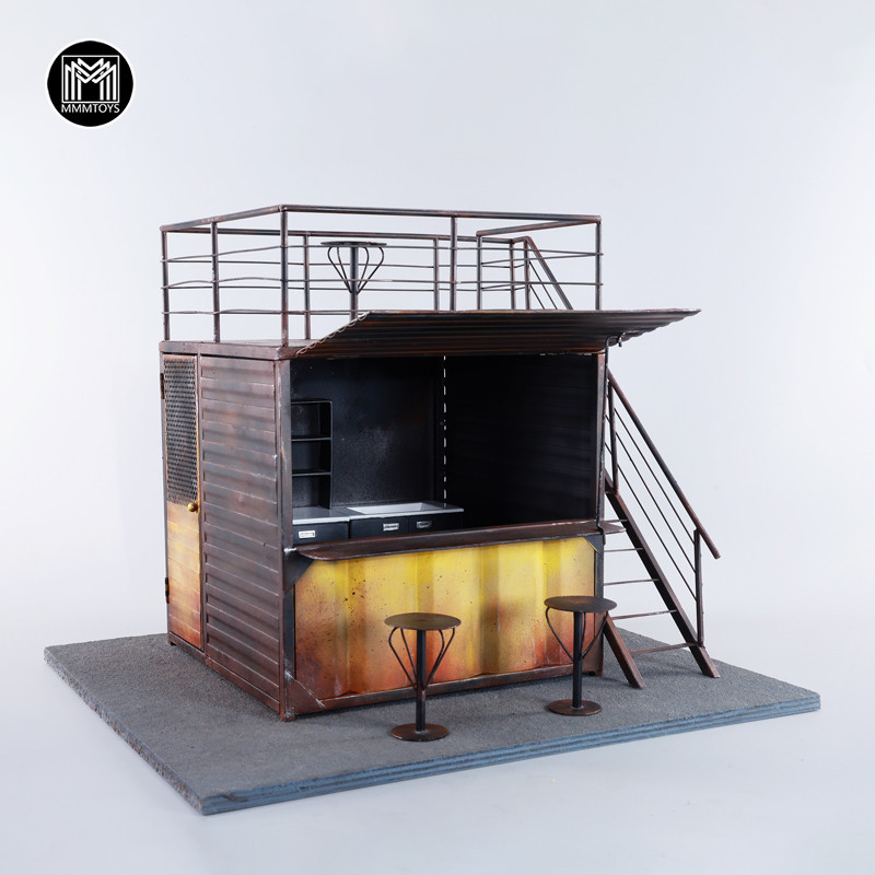 พร้อมสต็อก mmmtoys Model Play Studio 1/12 Border Cafe Platform Scene Model Jewelry