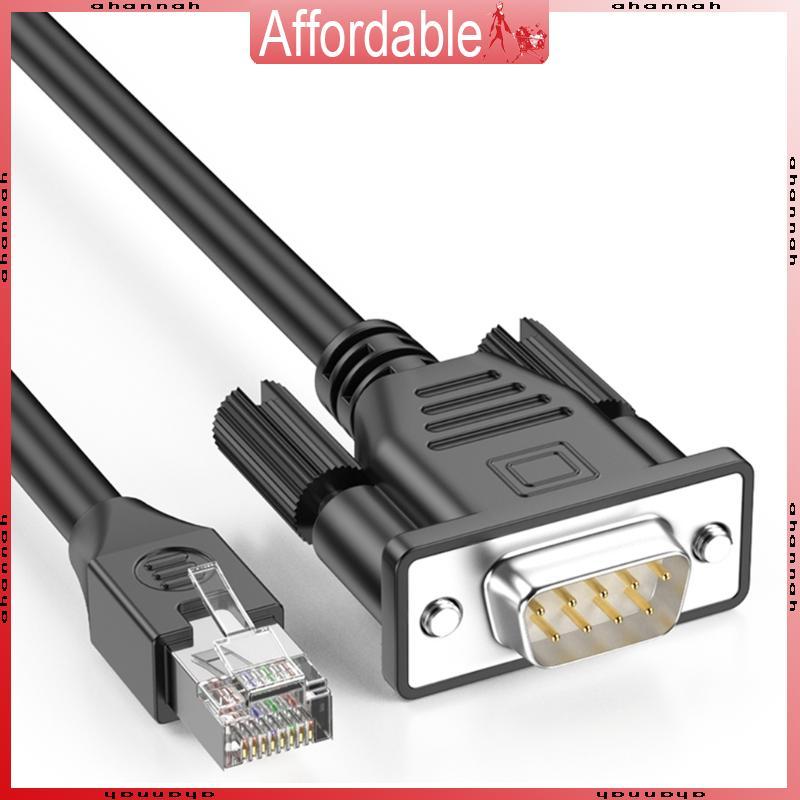 AH 0 5-3 0m RJ45 ถึง DB9 อะแดปเตอร์สายไฟ RJ45 ถึง DB9 RS232 Serial Port Management สายสําหรับเราเตอร