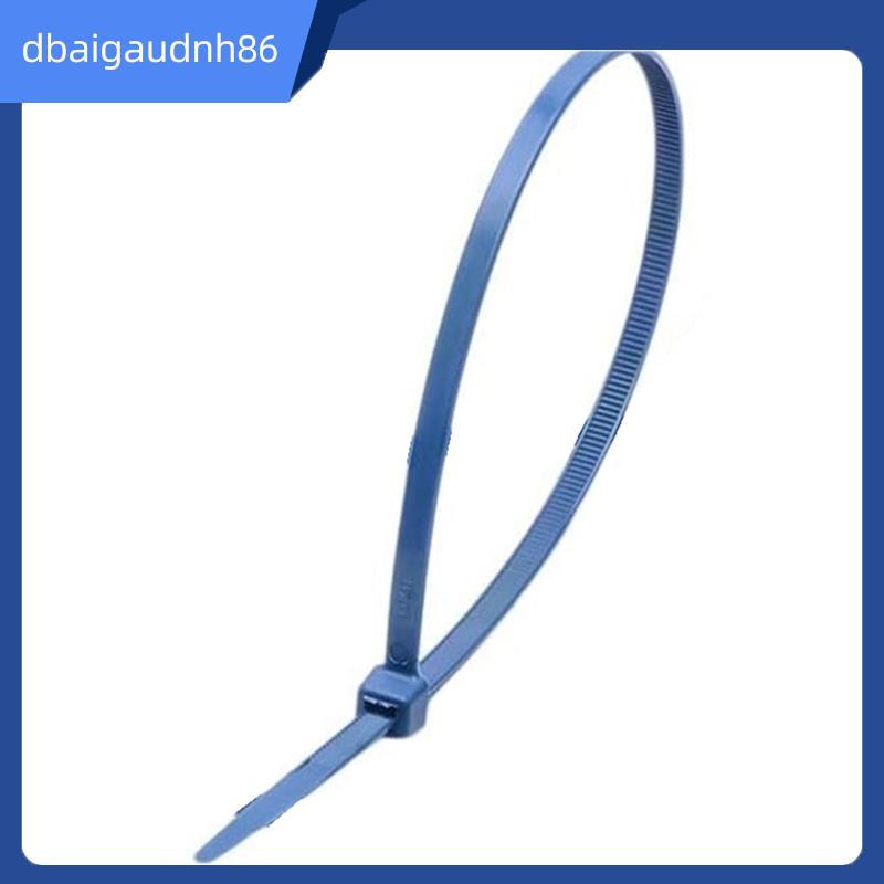 READY STOCKBlue Zip Ties Cable Tie Metal Detectable Zip Ties 300x 4.8mm