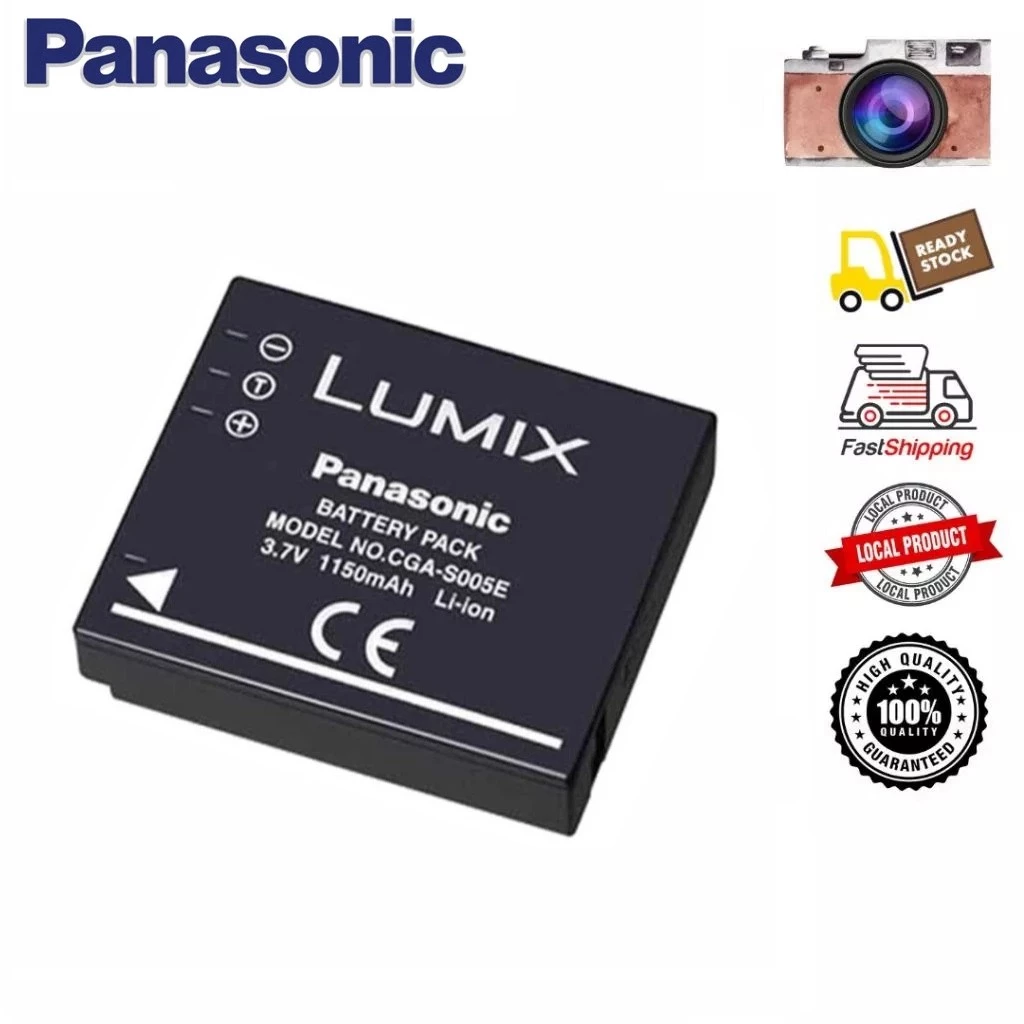 ของแท้ S005 / S005E / S005A / DMW-BCC12 แบตเตอรี่ For Panasonic FS1,FS2, FX01,FX07,FX3,FX8,FX9,FX10,FX12,FX180,LX3
