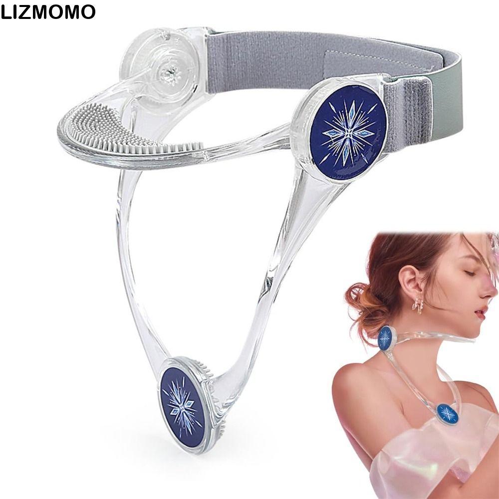 เครื่องแก้ไขท่าทาง LIZMOMO ปรับกระดูกสันหลังส่วนคอรุ่นเด็กรั้งคอ, การแก้ไขคอแบบพกพา TPU อุปกรณ์ฉุดคอ