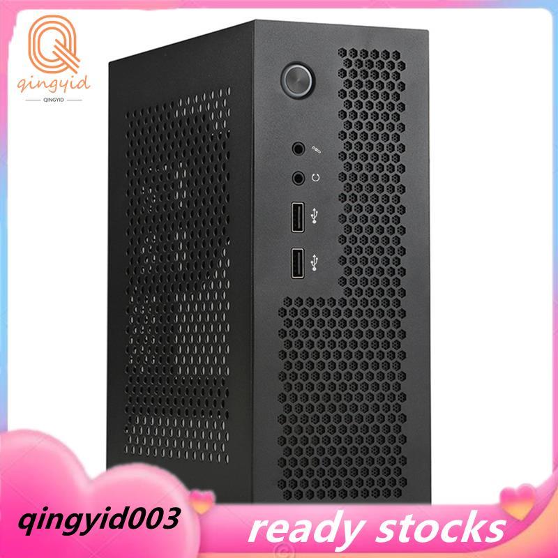 A09 HTPC เคสคอมพิวเตอร์ Mini ITX Gaming PC แชสซีเดสก์ท็อปแชสซี USB2.0 เคสคอมพิวเตอร์ เคสคอมพิวเตอร์ท