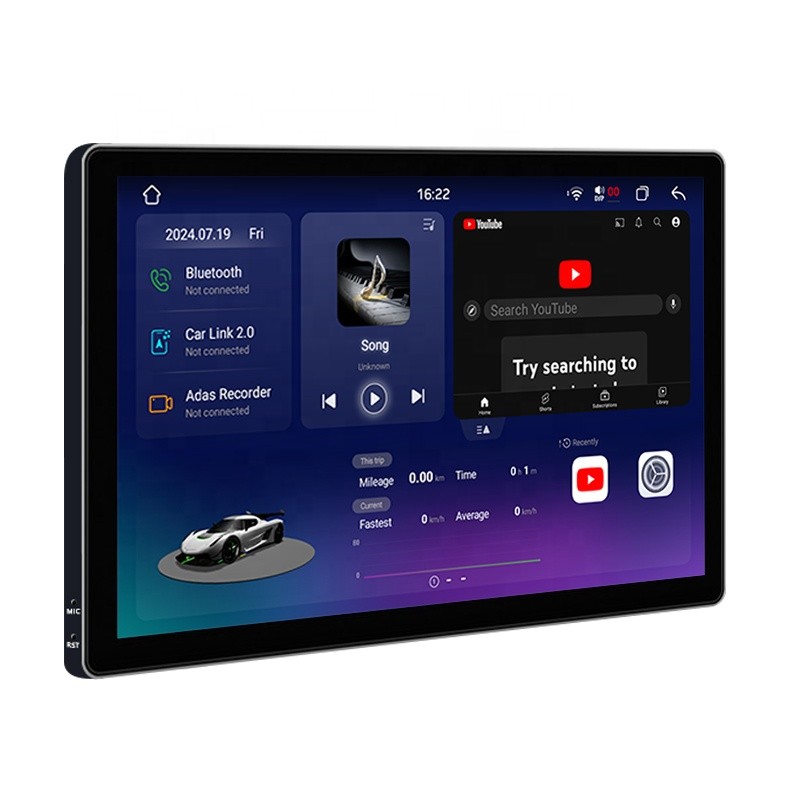 โรงงานใหม่เอี่ยม 128GB UIS7870 13 นิ้ว 2 Din Android รถวิทยุไร้สาย Carplay 1920*1080 QLED หน้าจอสัมผ