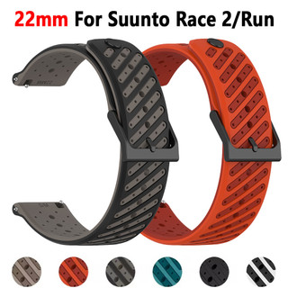 22 มม.กีฬาสําหรับ Suunto Race 2 สายรัดซิลิโคนสําหรับ Huawei GT6 Pro 46 มม.