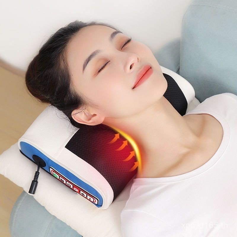 หมอนกระดูกสันหลังส่วนคอมัลติฟังก์ชั่ครัวเรือนกลับคอนวดหมอนเอวนวดไฟฟ้าหมอนนวด 3FOP