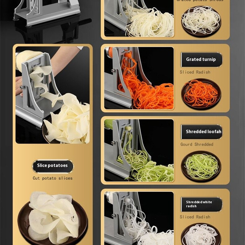 Ziyao 2026 น้ําตกหั่นฝอย Potatothousand Silk Filament Planer แครอทหั่นด้วยมือหั่นลวด