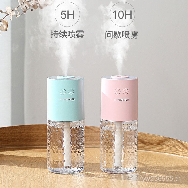 ยูเอสบี สเปรย์คริสตัลเมจิกให้ความชุ่มชื้นเครื่องปรับอากาศแบบพกพาที่มีสีสันเครื่องทําความชื้นข้ามพรมแ