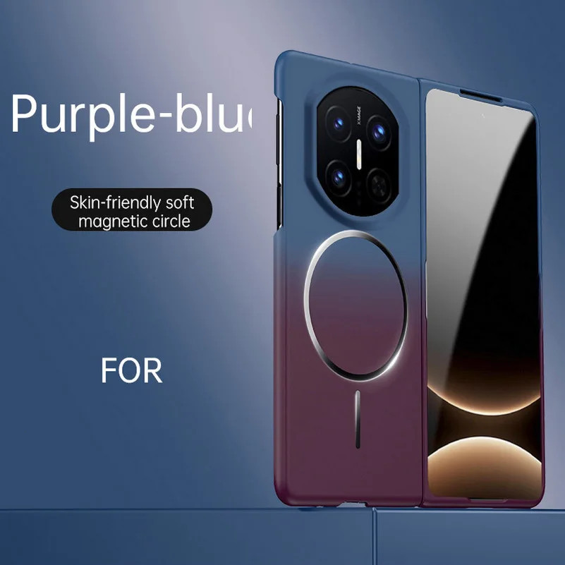 ที่ละเอียดอ่อนและเป็นมิตรกับผิวเคสโทรศัพท์แม่เหล็กที่แข็งแกร่งสําหรับ Huawei Mate X7 Mate X6 X5 X3 Slim Protector Cover