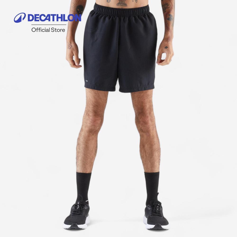 Decathlon Kiprun Men'S Running Shorts กางเกงวิ่งผู้ชายขาสั้น รุ่น Kiprun Run 100 - Black