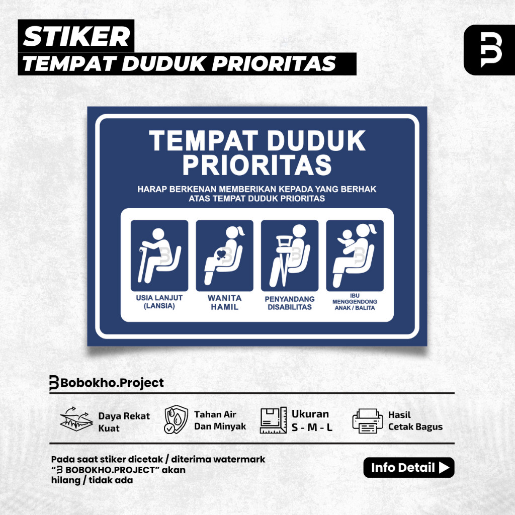 Priority Seat Stickers / Priority Seat Stickers / Priority Stickers