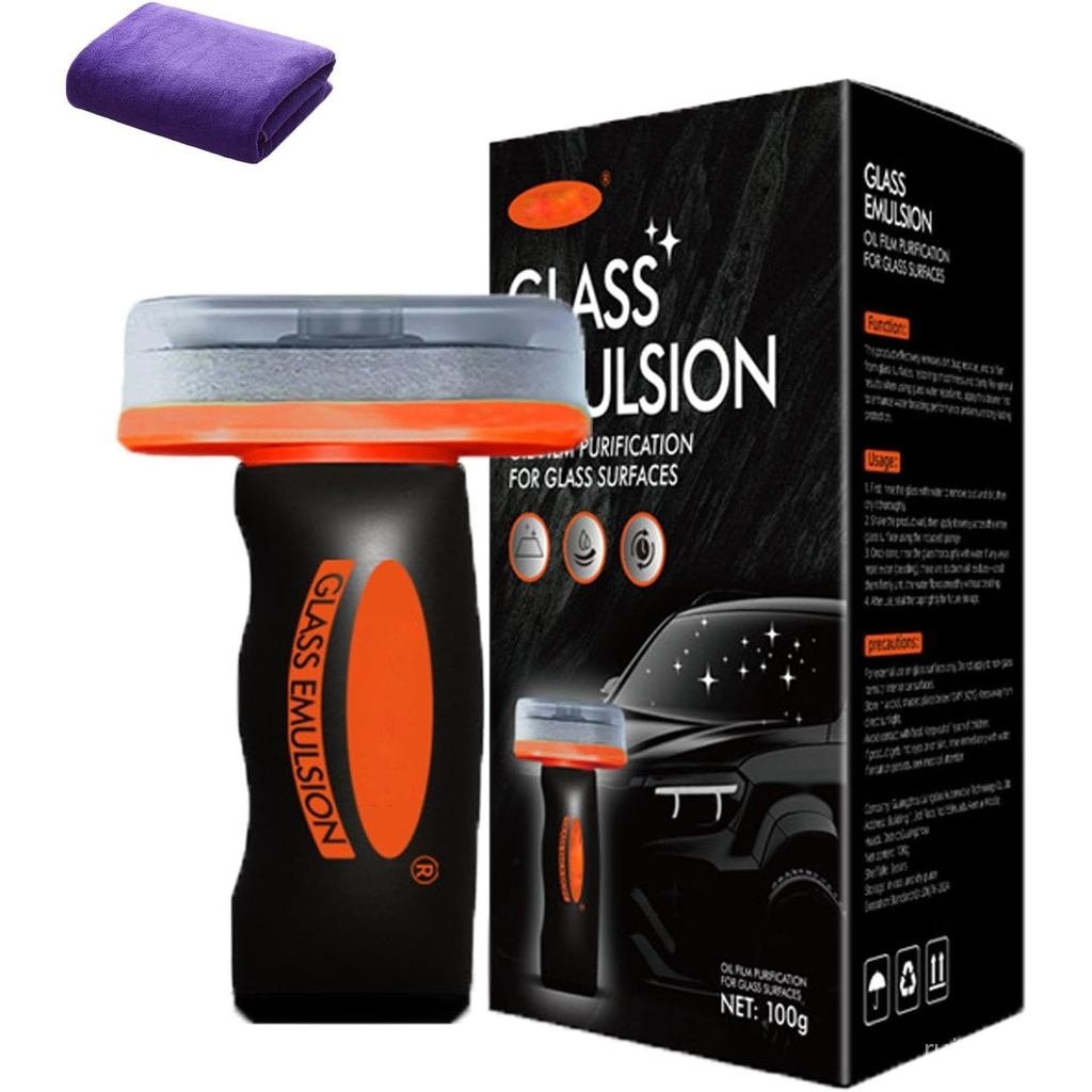 Q4 Glass Guard, Qifor Car Oil Film Cleaner, แปรงทําความสะอาดฟิล์มน้ํามันรถยนต์สําหรับรถยนต์ Windows 