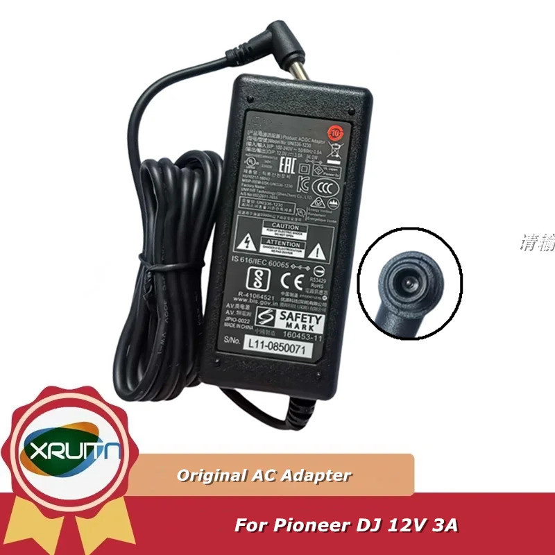 100% original AC อะแดปเตอร์สําหรับ Pioneer DJ Serato DDJ-1000 DDJ1000 SRT DDJ-1000SRT DDJ-1000SRT-W 