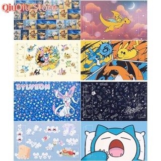 600x350x2 มม.DIY Pokémon Play Mat Pikachu Dragonite Sylveon …