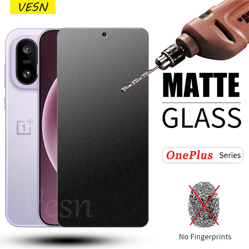 ฟิล์มกระจกด้านเต็มจอสำหรับ OnePlus 15 13R 13T 13s 10R 10T 9 8T ACE 6 6T Nord CE 5 Ultra 4 3 3V 2 Lit