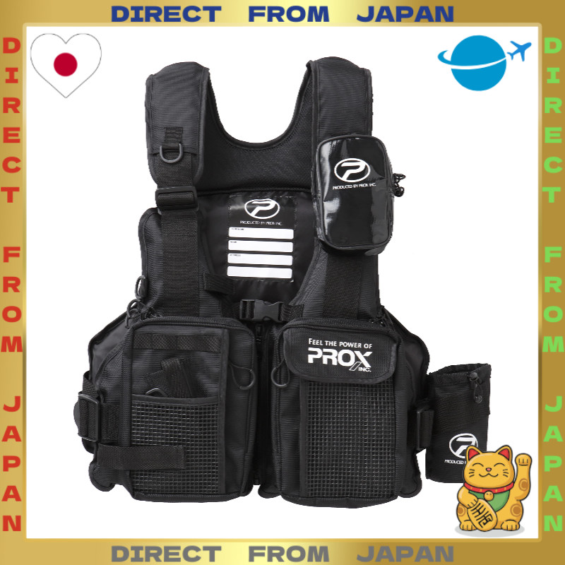 【DIRECT FROM JAPAN】Prox (PROX) Floating Game Vest Adult Free Size Black × Black PX399KK