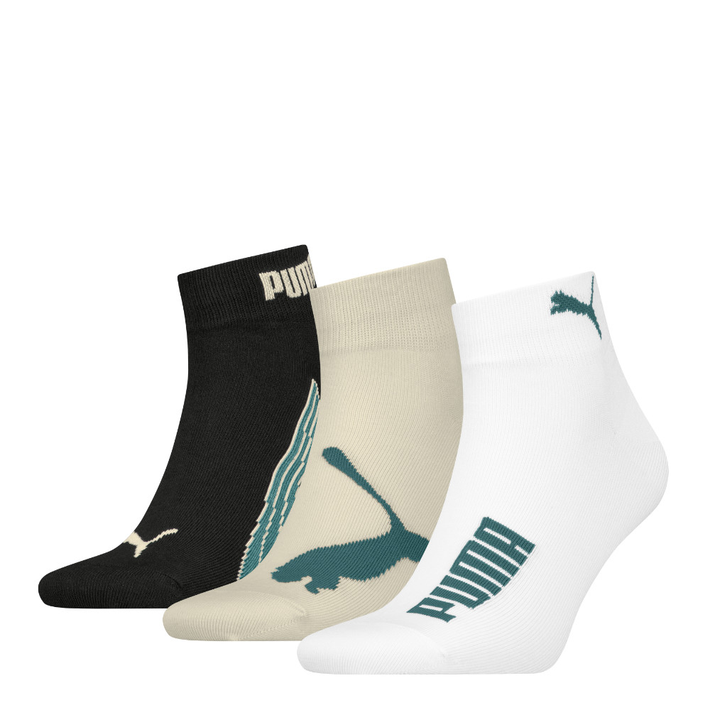 PUMA ถุงเท้า Quarter  3 คู่ UNISEX QUARTER 3P - 701238331