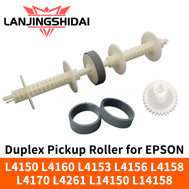 Duplex Feed Pickup Roller สําหรับ Epson L4150 L4160 L4153 L4156 L4158 L4170 L4261 L14150 L14158 ยางแขนและเกียร์ด้านข้าง