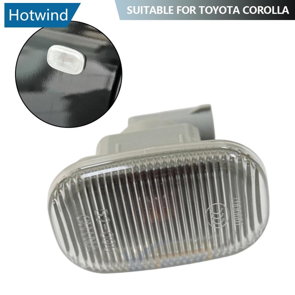 HW 1 PC Fender Side Marker Light เลนส์ใสไฟเลี้ยวโคมไฟเปลี่ยนโดยตรง Amber หลอดไฟ Plug & Play สําหรับ 