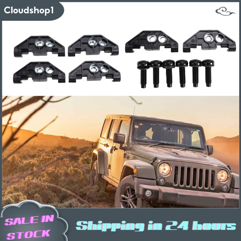 Cloudshop1 Cloudshop1 Fabater Hard TOP Hold Down Retainer NUT 6PCS หลังคาเหล็ก Hardtop ติดตั้งและชุด
