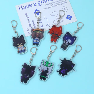 Forsaken Roblox เกมพวงกุญแจน่ารักอะนิเมะรูป Key Holder อุปกรณ์เสริมเครื่องประดับของขวัญ