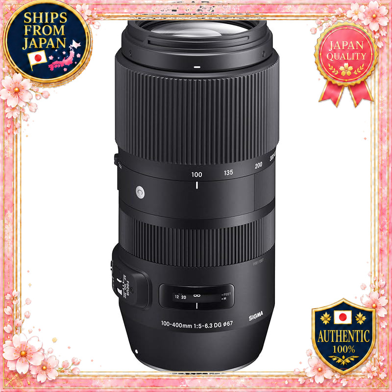 Sigma 100-400mm F5-6.3 DG OS HSM Contemporary Zoom Lens for Canon EF Mount
