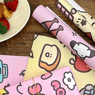 1PCS กระดาษห่อของขวัญ 50X70CM กระดาษไขห่อสินค้า Gift wrapping paper ที่มีคุณภาพสูง สําหรับห่อของขวัญ แบบหนา กันน้ํา