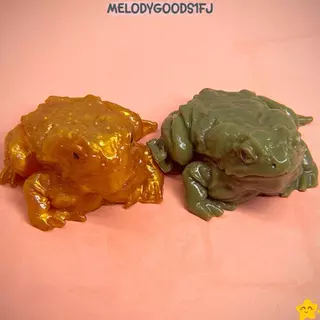 MELODYGOODS1FJ Frog SimulationToy, Sticky Soft Frog Squeeze, ตลกคางคกความเครียดบรรเทาของเล่น Tricky ของเล่น