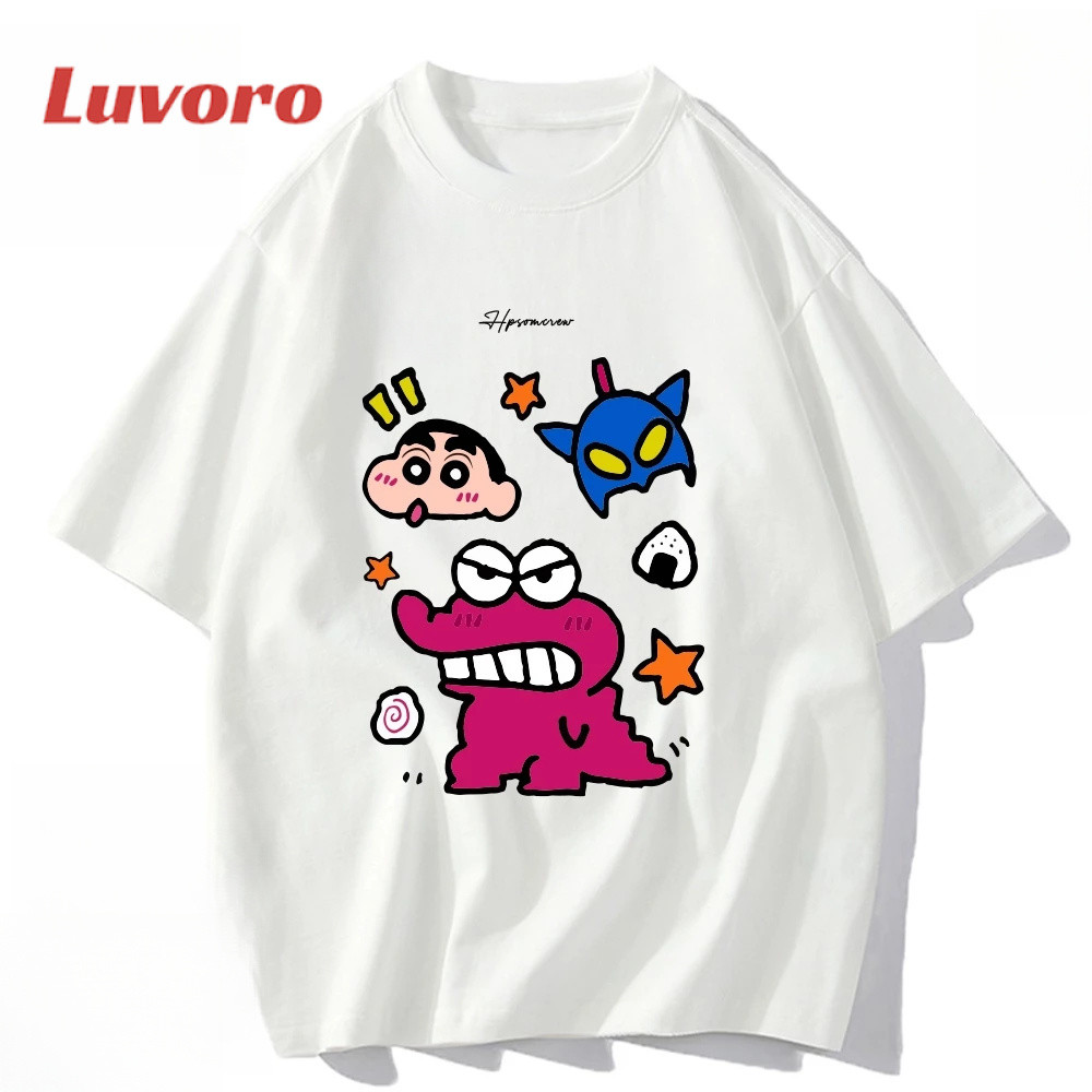 (ผ้าฝ้าย 100%)Luvoro oversize unisex