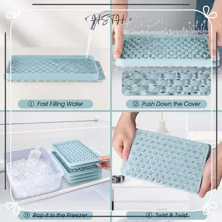 XBK 1 PC 104 ตาราง Mini ICE CUBE ถาดแม่พิมพ์เกรดอาหารขนาดเล็ก ICE CUBE Maker Moulds ง่ายปล่อยรอบแม่พิมพ์น้ําแข็งสําหรับวิสกี้เครื่องดื่มเย็น TH