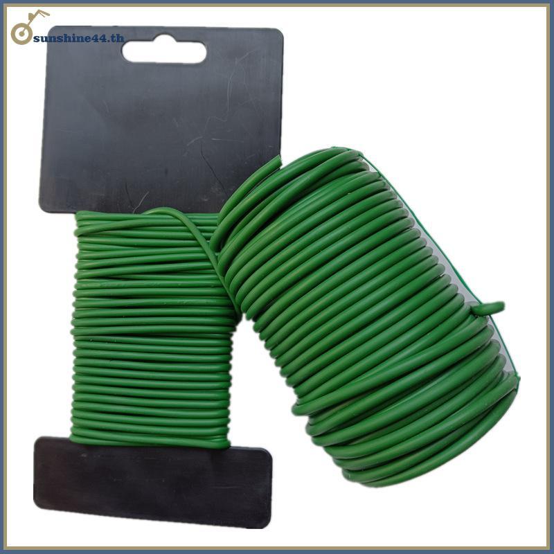 FOURSUN Reusable Garden Plant Twist Tie บิดสวนสาขาสายรัด Bendable Wire Heavy Duty Soft Wire Tie ตกแต่งสวน TH